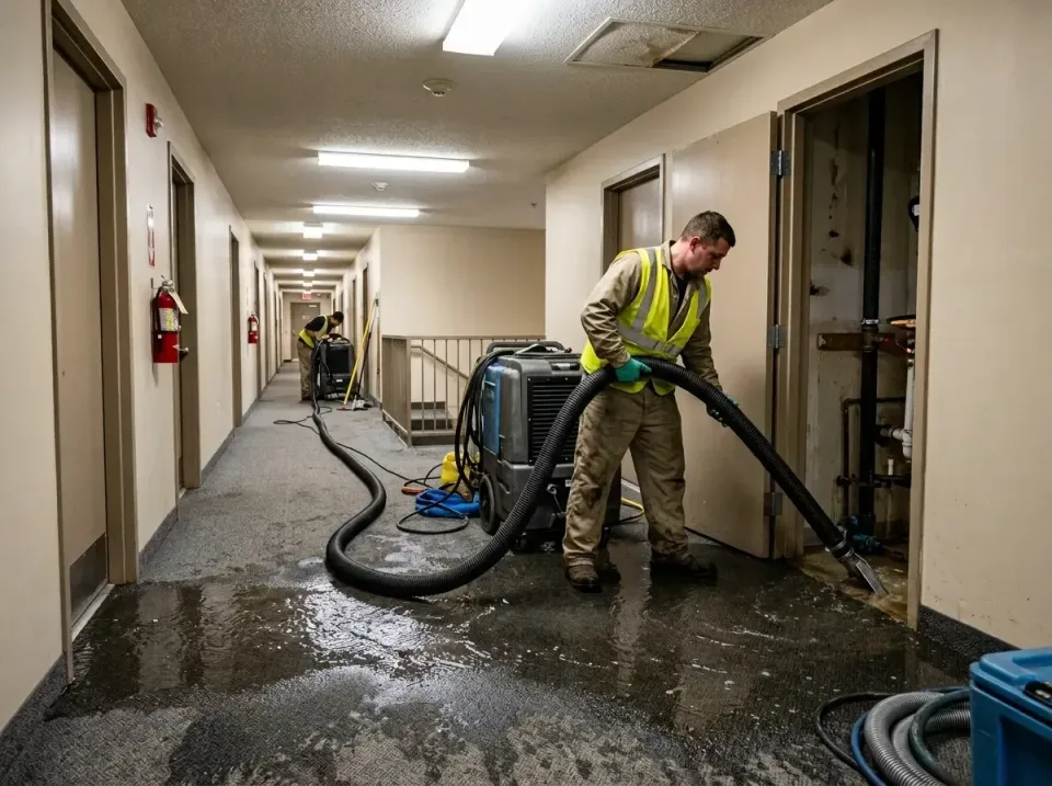 multi-unit-apartment-hallway-f-005 — frequently asked questions, Emergency Burst Pipe Water Extraction & Removal in Okmulgee…